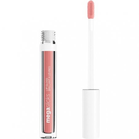 Wet n Wild Mega Slicks Lip Gloss Extra-Shiny Light and Bright Texture with Hyaluronic Acid and Vegan Collagen Snuggle