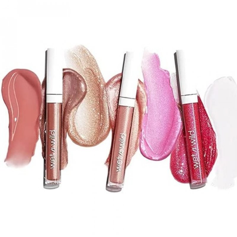 Wet n Wild Mega Slicks Lip Gloss Extra-Shiny Light and Bright Texture with Hyaluronic Acid and Vegan Collagen Snuggle