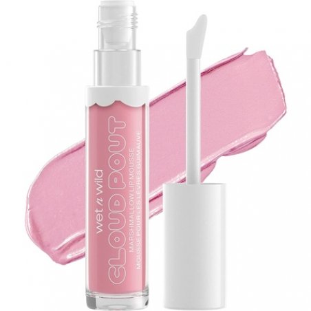 Markwins Wet n Wild Cloud Pout Marshmallow Lip Mousse Matte Liquid Lipstick with Argan Oil Avocado Oil and Vitamin E