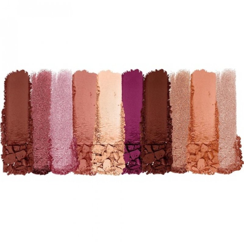 Wet n Wild Color Icon 10-Pan Eyeshadow Palette Heart & Sol - 10 Highly Pigmented Shades for Everyday Makeup