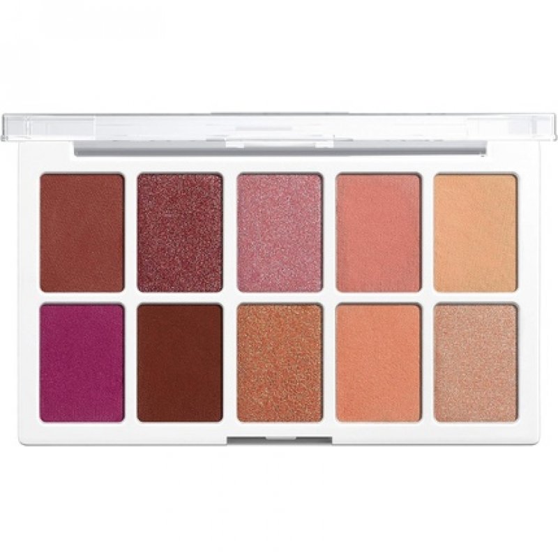 Wet n Wild Color Icon 10-Pan Eyeshadow Palette Heart & Sol - 10 Highly Pigmented Shades for Everyday Makeup