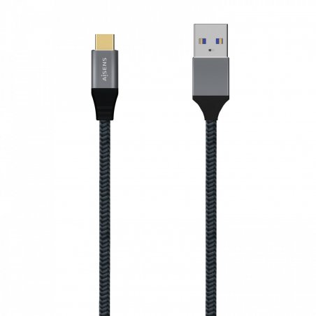 AISENS A107-0630 USB cable 0.5 m USB 3.2 Gen 2 (3.1 Gen 2) USB C USB A Grey