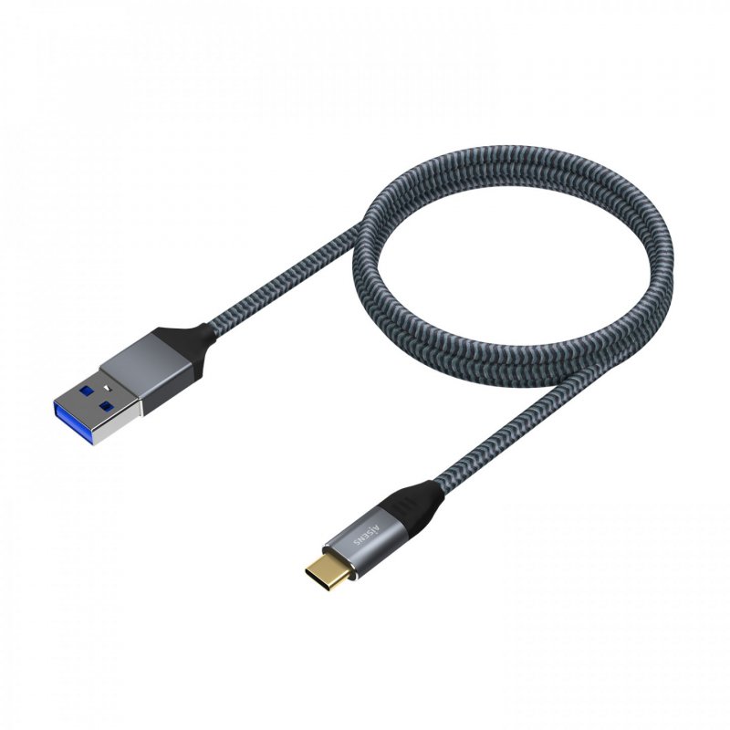 AISENS A107-0632 USB cable 1.5 m USB 3.2 Gen 2 (3.1 Gen 2) USB C USB A Grey