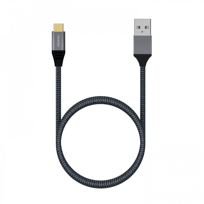 AISENS A107-0632 câble USB 1,5 m USB 3.2 Gen 2 (3.1 Gen 2) USB C USB A Gris