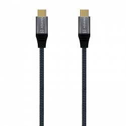 CABLE AISENS USB 3.2 GEN2x2 ALU 20GBPS 8K30HZ 5A 100W USB-C 0.6M
