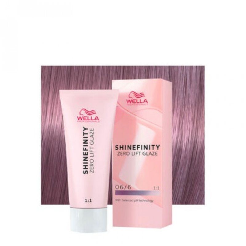 Wella Shinefinity Cherry Wine 06/6 Dark Violet Blonde 60ml Demi-Permanent Hair Color