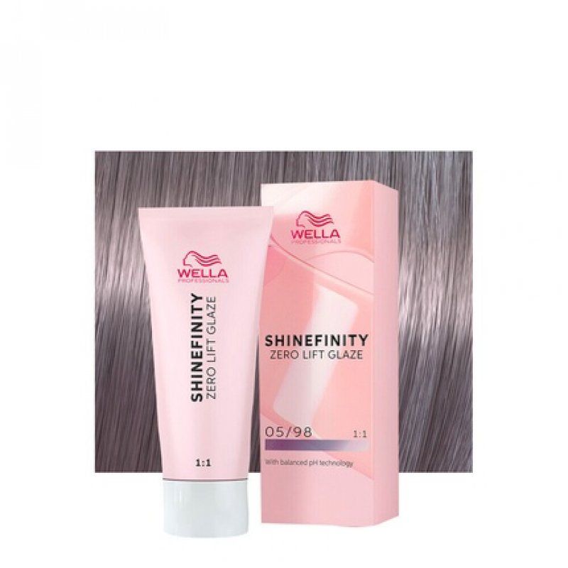 Wella Shinefinity Steel Orchid Hair Color 05/98 Light Brown Ash Pearl 60ml