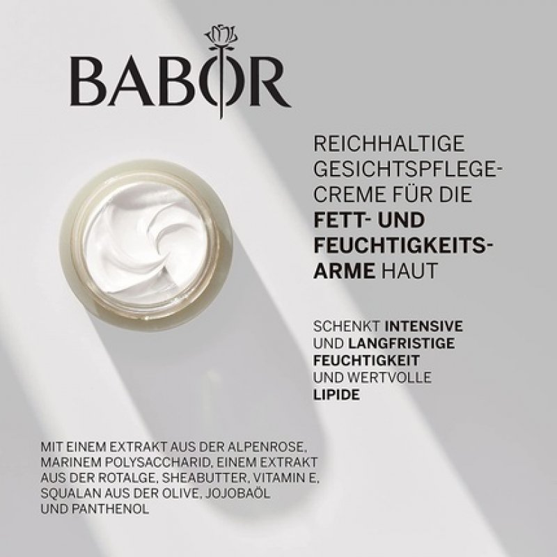 BABOR SKINOVAGE Moist & Lipid Cream Rich Face Cream for Dry Skin