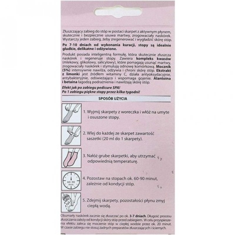 Marion SPA Exfoliating Foot Socks Treatment Socks with 5% Urea