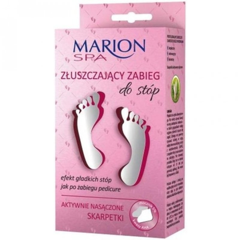 Marion SPA Exfoliating Foot Socks Treatment Socks with 5% Urea