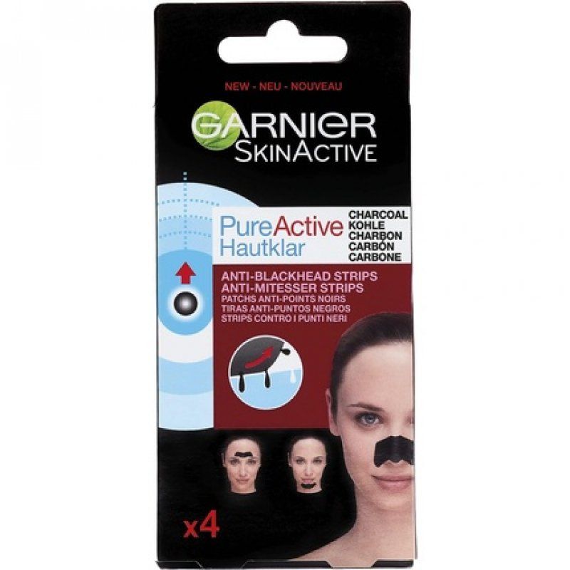 Garnier Skin Pure Active Charcoal Blackhead Removal Strips