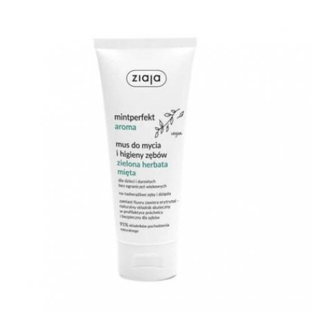 Ziaja Mintperfekt Aroma Mouthwash and Dental Hygiene Gel Green Herba