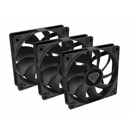 NATEC Oxal 120 Computer case Fan 12 cm Black 3 pc(s)
