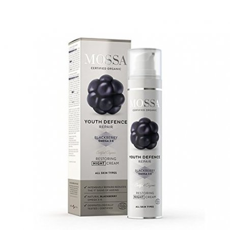 MOSSA Natural Night Cream with Blackberry Omega-3-6 Fatty Acids 50ml