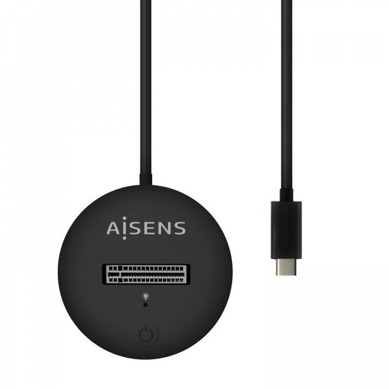 AISENS USB-C Dock M.2 (NGFF) ASUC-M2D013-BK SATA/NVMe to USB3.1 Gen2, Black