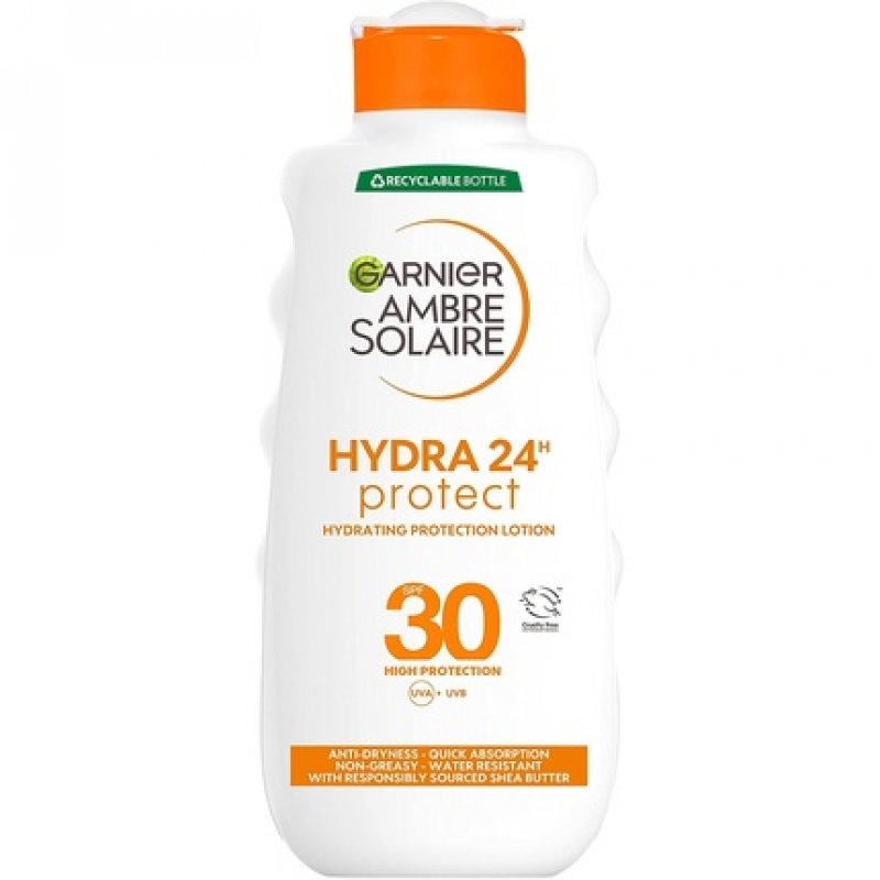 Garnier Ambre Solaire Hydrating Protection Lotion SPF30 with Shea Butter 200ml