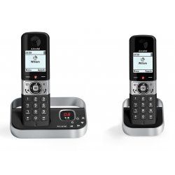 Alcatel F890 Voice Duo zwart DECT telephone Caller ID Black, Silver
