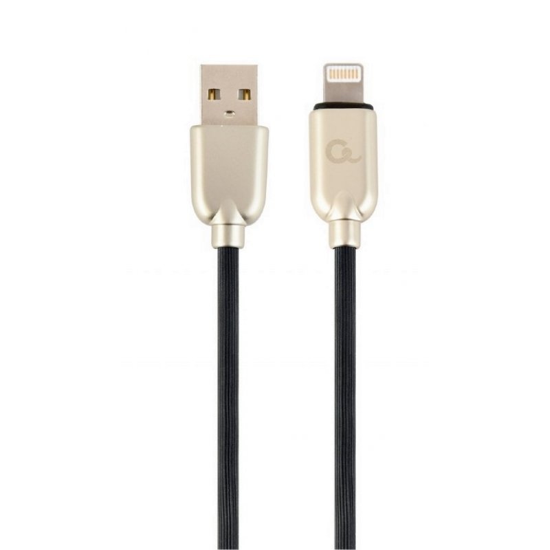 Cablexpert CC-USB2R-AMLM-2M câble Lightning Noir