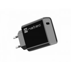 NATEC RIBERA Universal Black AC Fast charging Indoor