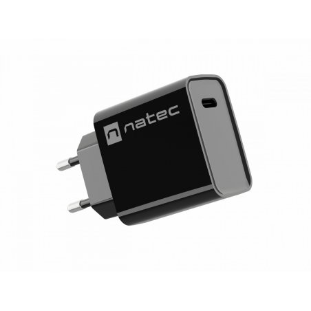 NATEC RIBERA Universal Black AC Fast charging Indoor