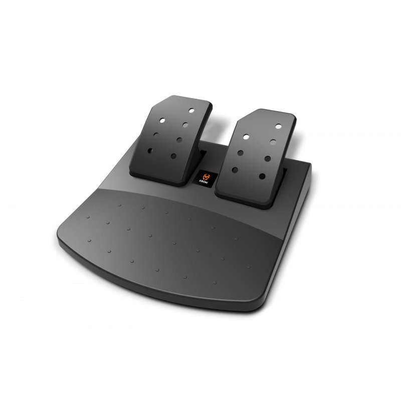 Krom K-Wheel Noir USB Volant pédales Analogique/Numérique PlayStation 4, Playstation, Playstation 3, Xbox One