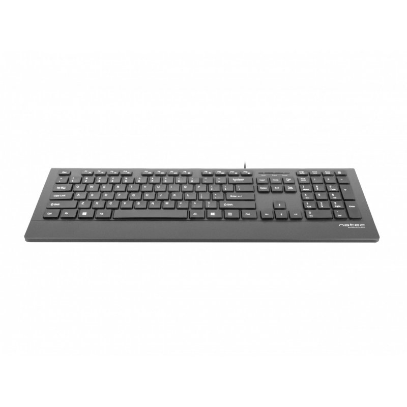 TECLADO NATEC BARRACUDA SLIM NEGRO