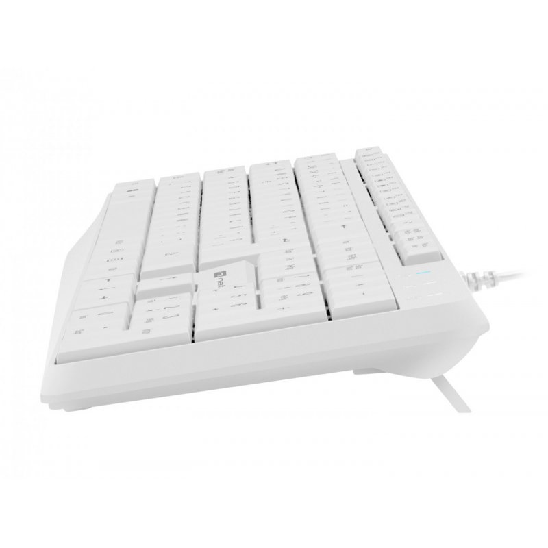 NATEC NKL-1949 clavier USB QWERTY Espagnole Blanc