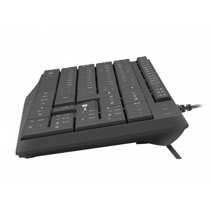 NATEC NKL-1948 clavier USB QWERTY Espagnole Noir