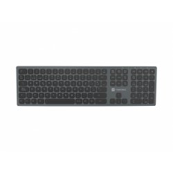 NATEC NKL-1830 clavier RF sans fil Bluetooth QWERTY Espagnole Noir, Gris