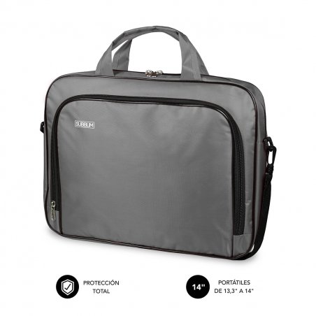 SUBBLIM SUB-LB-1OLB031 laptop case 35.6 cm (14") Toploader bag Grey