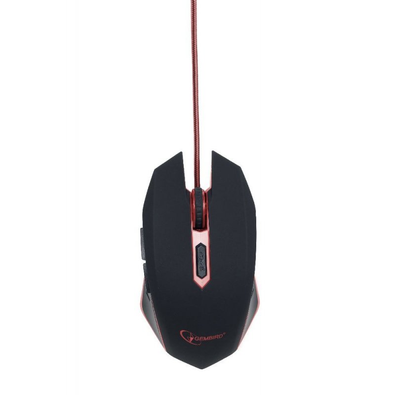 Gembird MUSG-001-R souris Ambidextre USB Type-A 2400 DPI
