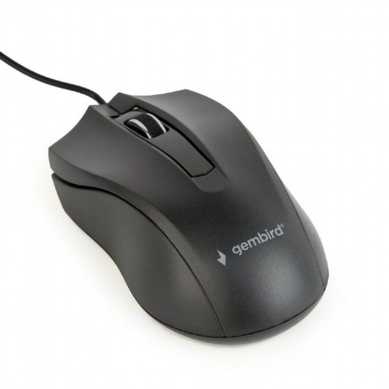 Gembird MUS-3B-01 souris Ambidextre USB Type-A Optique 1000 DPI