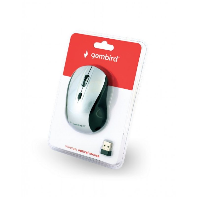 Gembird MUSW-4B-02-BS mouse Ambidextrous RF Wireless Optical 1600 DPI