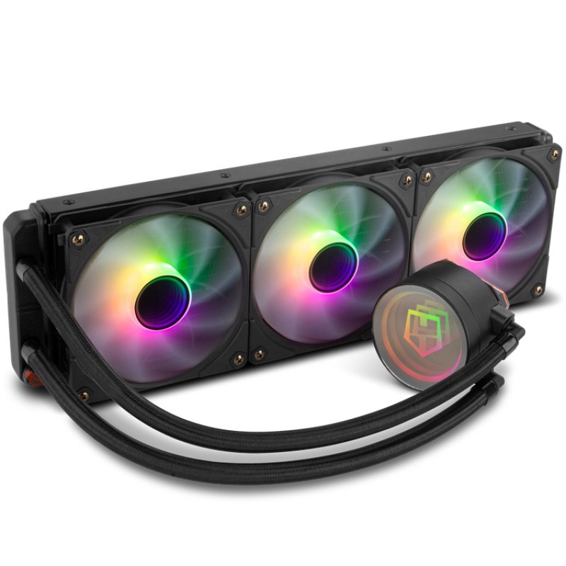 NOX NXHUMMERM360ARGB computer cooling system Processor All-in-one liquid cooler 12 cm Black 1 pc(s)