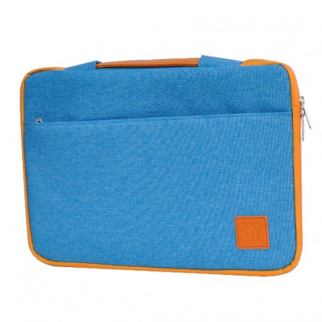 Maillon Technologique MTTOULOUSSE15BLUE sacoche d'ordinateurs portables 39,6 cm (15.6") Housse Bleu, Orange