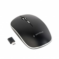Gembird MUSW-4BSC-01 mouse Ambidextrous RF Wireless USB Type-C Optical 1600 DPI