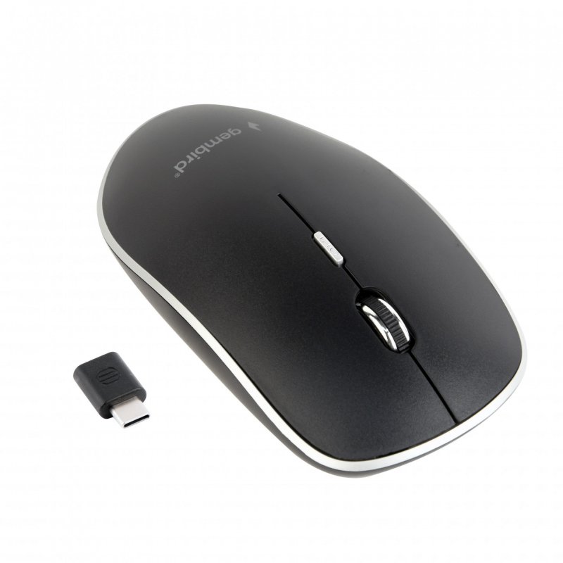 Gembird MUSW-4BSC-01 souris Ambidextre RF Wireless USB Type-C Optique 1600 DPI