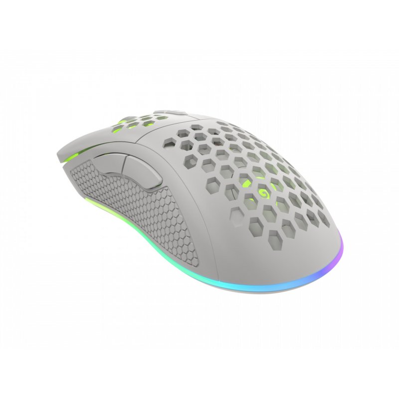 RATON GAMING GENESIS KRYPTON 555 RGB SENSOR PMW3333 8000 DPI BLANCO