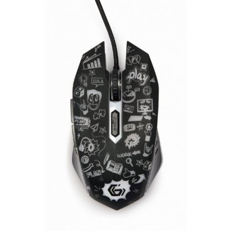 Gembird MUS-6B-GRAFIX-01 mouse Right-hand USB Type-A Optical 3600 DPI