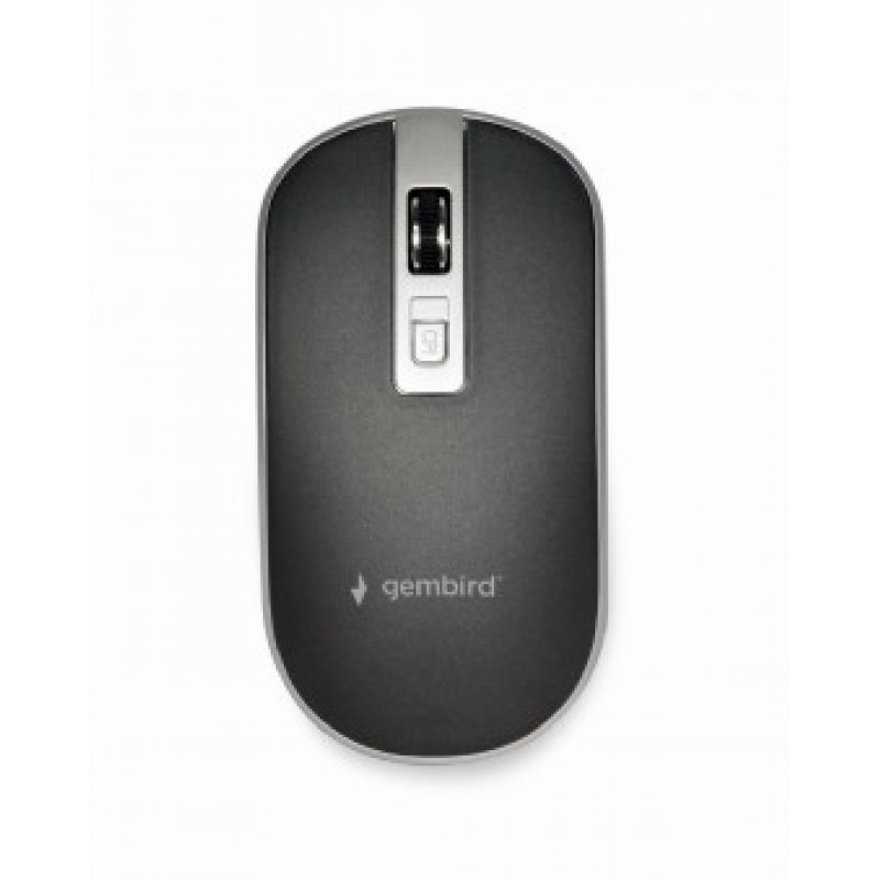 RATON GEMBIRD WIRELESS OPTICAL BLACK SILVER
