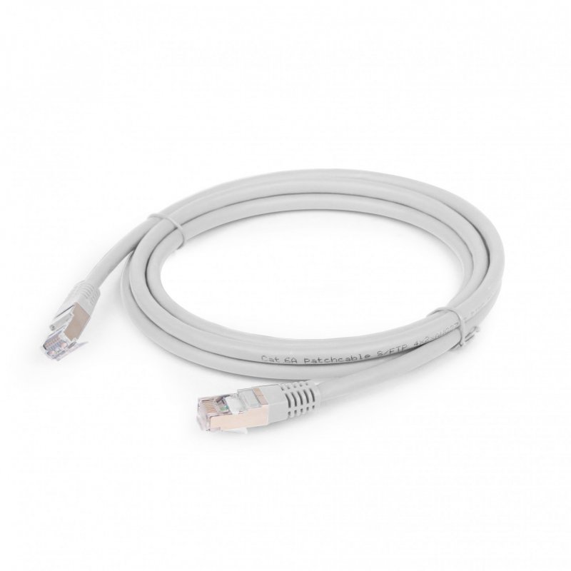 CABLE RED S-FTP GEMBIRD CAT 6A LSZH GRIS 30 M