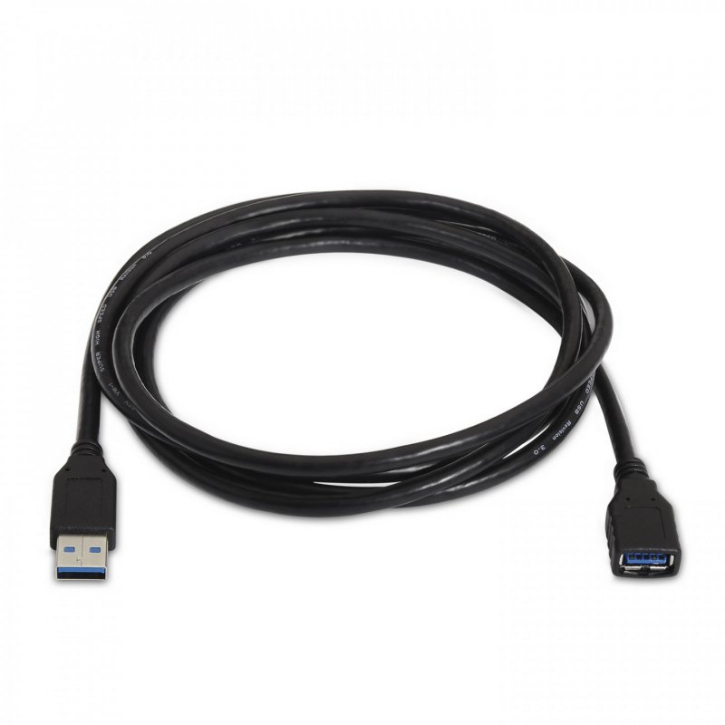 CABLE USB 3.0 AISENS TIPO A M-A H NEGRO 2.0M