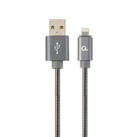 Cablexpert CC-USB2S-AMLM-1M-BG câble Lightning 8 m Gris