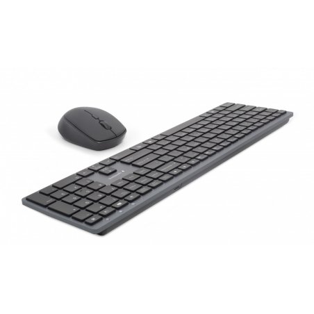 Gembird KBS-ECLIPSE-M500-PT keyboard Mouse included RF Wireless QWERTY Portuguese Grey