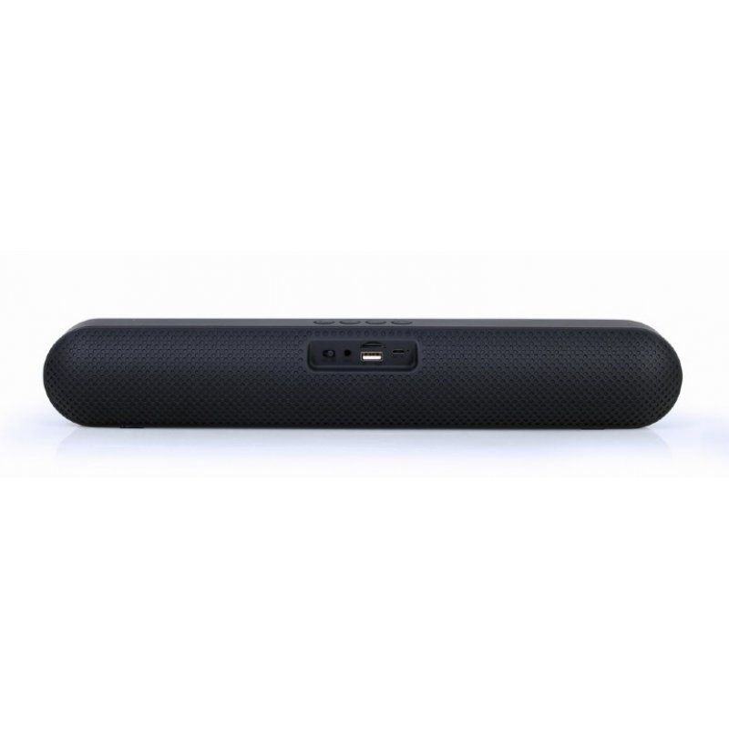Gembird SPKBT-BAR400L haut-parleur soundbar Noir 2.0 canaux 10 W