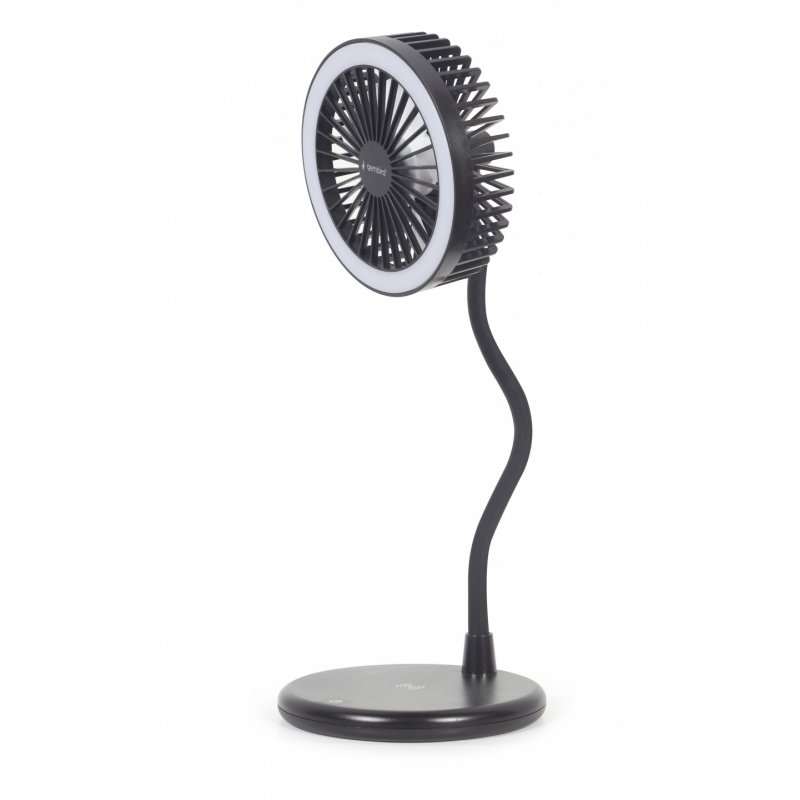 Gembird TA-WPC10-LEDFAN-01 ventilateur Noir