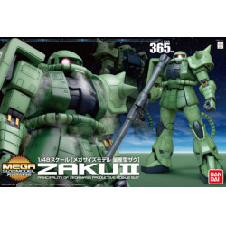 GUNDAM - Model Kit - Megasize - Zaku II Verde - 1/48