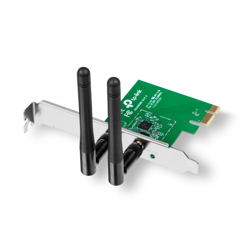 TP-LINK (TL-WN881ND) 300Mbps Wireless N PCI Express Adapter, 2 Detachable Antennas, Low Profile Bracket