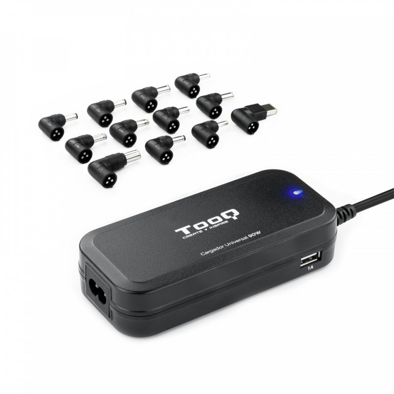 TooQ TQLC-90BS02AT power adapter/inverter Indoor 90 W Black