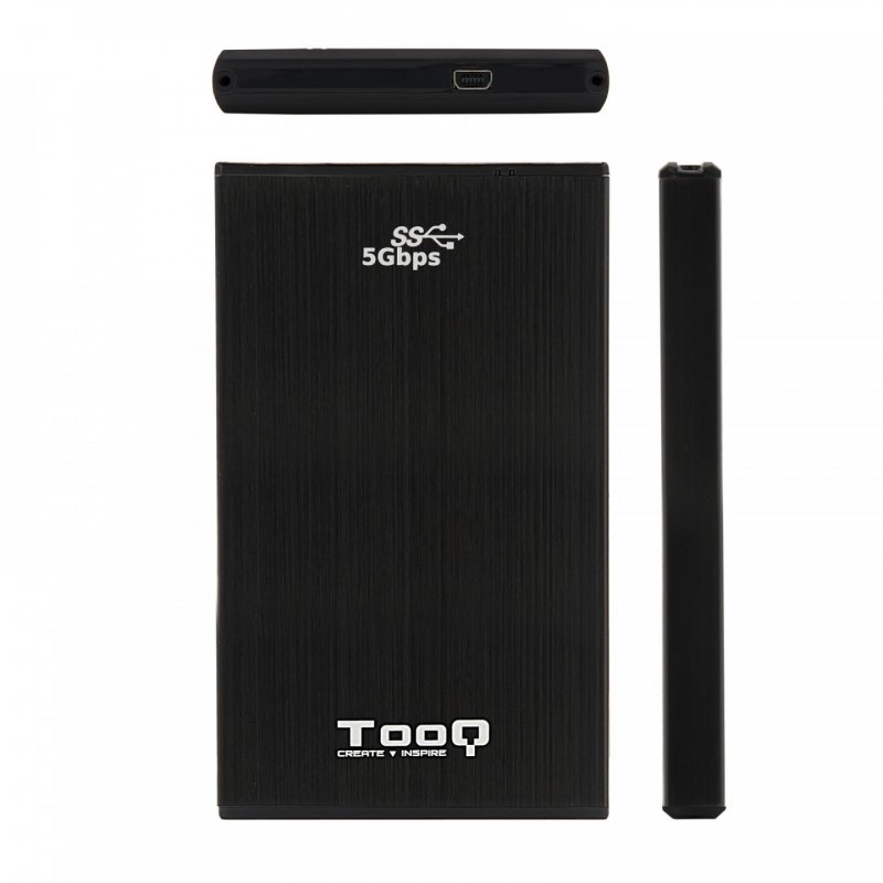 TooQ TQE-2522B storage drive enclosure HDD enclosure Black 2.5"